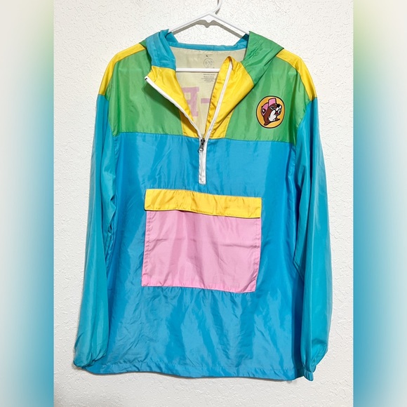 bucees Other - Bucees - Retro Color Block Anorak Pullover Jacket - M